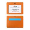 Picture of Landscape ID Card Holder for a Lanyard or Clip, in Belluno, a vegan coloured leatherette with a subtle grain.