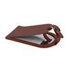 Picture of Large Luggage Tag with a Flap, in Belluno, a vegan coloured leatherette with a subtle grain.