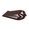 Picture of Large Luggage Tag with a Flap, in Belluno, a vegan coloured leatherette with a subtle grain.