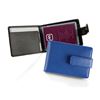 Picture of Torino matt velvet vegan PU Deluxe Credit Card Case for 6-8 Cards with a Strap.