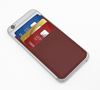 Picture of Card Case for a Smart Phone with Three Card Slots in Belluno, a vegan coloured leatherette with a subtle grain.