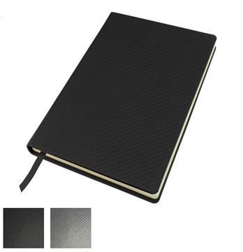 Picture of Carbon Fibre Textured A5 Casebound Notebook