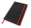 Picture of Carbon Fibre Textured A5 Casebound Notebook with Elastic Strap