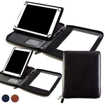Picture of Accent Sandringham Nappa Leather Colours A5 Zipped Adjustable Tablet Holder