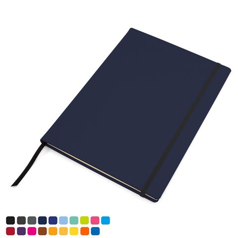 Picture of Torino Vegan Soft Touch A4 Casebound Notebook with Elastic Strap