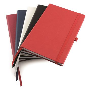 Picture of Deluxe Mix & Match A5 Casebound Notebook, in recycled Como.