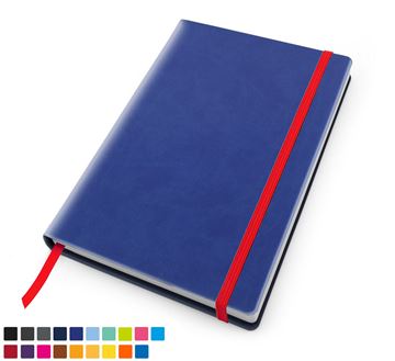 Picture of Torino Vegan soft Touch Casebound Notebook with Elastic Strap