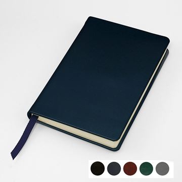 Picture of Hampton Leather Pocket Casebound Notebook, made in the UK in a choice of 6 colours.