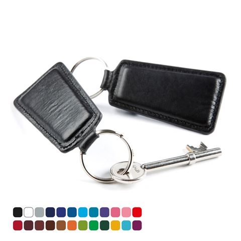 Picture of Trapeze Key Fob, in Belluno, a vegan coloured leatherette with a subtle grain.