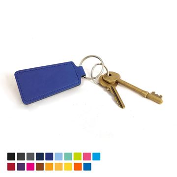 Picture of Economy Trapeze Key Fob in Soft Touch Vegan Torino PU. 