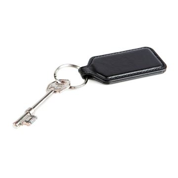 Picture of Black Belluno Rectangular Key Fob