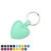 Picture of Heart Shaped Key Fob in Soft Touch Vegan Torino PU. 