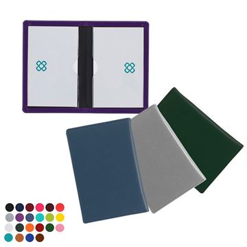 Picture of Credit or Travel Card Case in Belluno, a vegan coloured leatherette with a subtle grain.