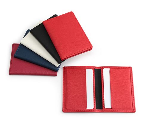 Picture of Credit Card Case in a choice of 5 Colours in recycled Como, a quality vegan PU.