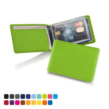 Picture of Torino matt velvet vegan PU, Deluxe Credit Card Case for 6-8 Cards.