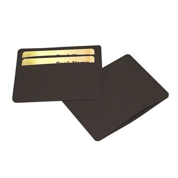 Picture of Deluxe Slimline Credit Card Case in Black Belluno