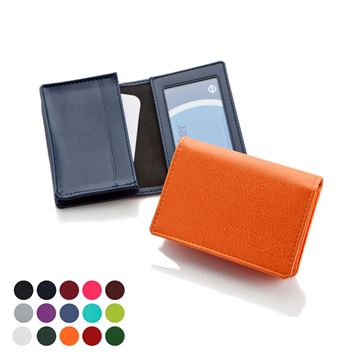 Picture of Deluxe Business Card Dispenser in Belluno, a vegan coloured leatherette with a subtle grain.