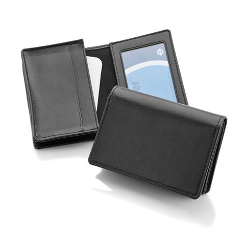 Picture of Deluxe Business Card Dispenser with Framed Window Pocket