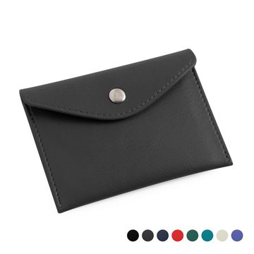 Picture of  Recycled Eleather Business Card Case, made in the UK in a choice of 8 colours.