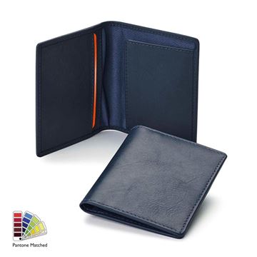 Picture of Sandringham Nappa Leather  Slimline City Wallet made to order in any Pantone Colour