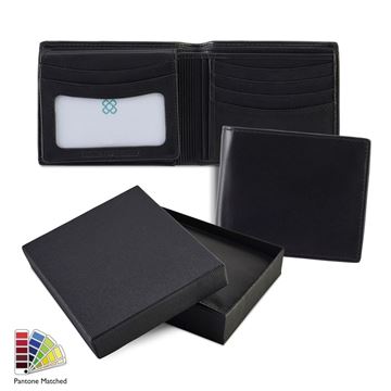 Picture of Sandringham Nappa Leather Deluxe Billfold Wallet made to order in any Pantone Colour
