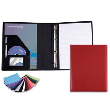 Picture of Colours A4 Ring Binder in Belluno, a vegan coloured leatherette with a subtle grain.