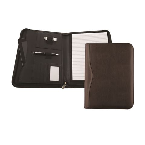 Picture of Houghton A4 Deluxe Zipped Conference Folder With Padded Tablet or Laptop Pocket