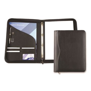 Picture of Black Houghton A4 Zipped Ring Binder