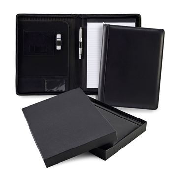Picture of Sandringham Nappa Leather Zipped A4 Conference Pad Holder