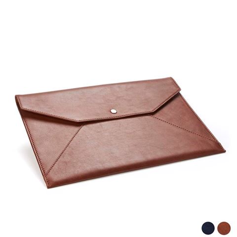 Picture of Accent Sandringham Leather Colours Under Arm Folio / Laptop Case with Press Stud to Close.