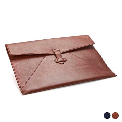 Picture of Accent Sandringham Leather Colours Under Arm Folio / Laptop Case with Strap to Close