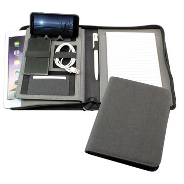 Picture of JTec A5 Zipped Technology Portfolio with Tablet Pocket