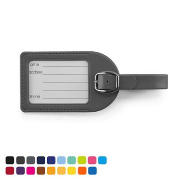 Picture of Small Luggage Tag in Soft Touch Vegan Torino PU. 