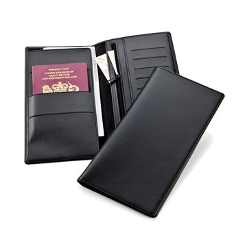 Picture of Black Belluno Deluxe Travel Wallet 