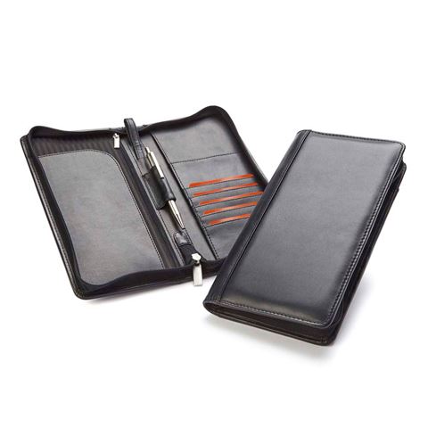 Picture of Sandringham Nappa Leather Zipped Travel Wallet