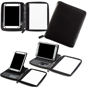 Picture of Mini Zipped Adjustable Tablet Holder with a Multi Position Tablet Stand