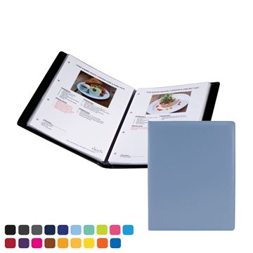 Picture of  A4 Information, Wine List or Menu Holder in Soft Touch Vegan Torino PU. 