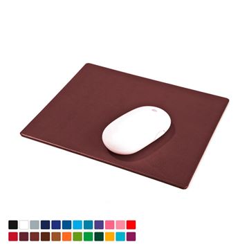 Picture of Mouse Mat in Belluno, a vegan coloured leatherette with a subtle grain.