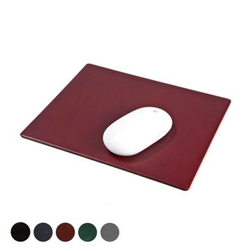 Picture of Hampton Leather Mouse Mat, made in the UK in a choice of 5 colours.