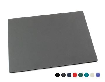Picture of Recycled ELeather Desk Pad, made in the UK in a choice of 8 colours.