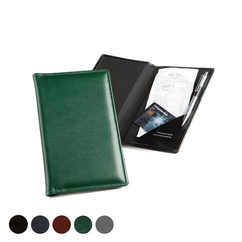 Picture of Hampton Leather Bill or Receipt Holder, made in the UK in a choice of 5 colours.