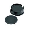 Picture of Sandringham Nappa Leather Round Coaster Set