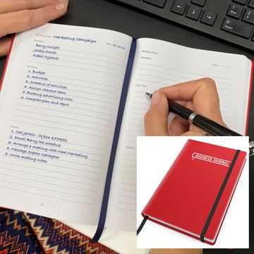 Picture of Business Planner, choose from 8 colours in vegan Recycled Como.