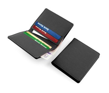 Picture of Slim Black  Wallet in Recycled Como
