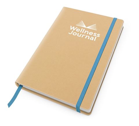 Picture of Cafeco Recycled A5 Wellness Journal with Elastic Strap