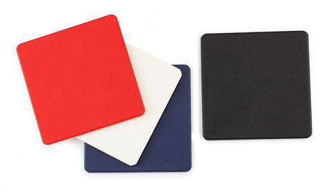 Picture of Porto Eco Square Luggage Tag in 4 colours.