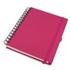 Picture of Deluxe A5 Wiro Notebook with Elastic Strap & Pen Loop in Belluno vegan leather look PU. 