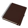 Picture of Deluxe A5 Wiro Notebook with Elastic Strap & Pen Loop in Belluno vegan leather look PU.