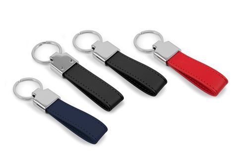 Picture of Porto Recycled Loop Key Fob in 3 colours.