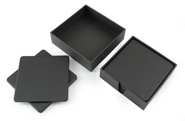 Picture of Porto Eco Square Coaster Set in a choice of 10 colours